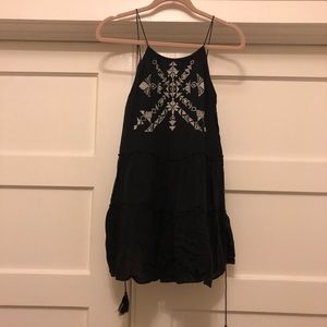 Free people embroidered tunic dress